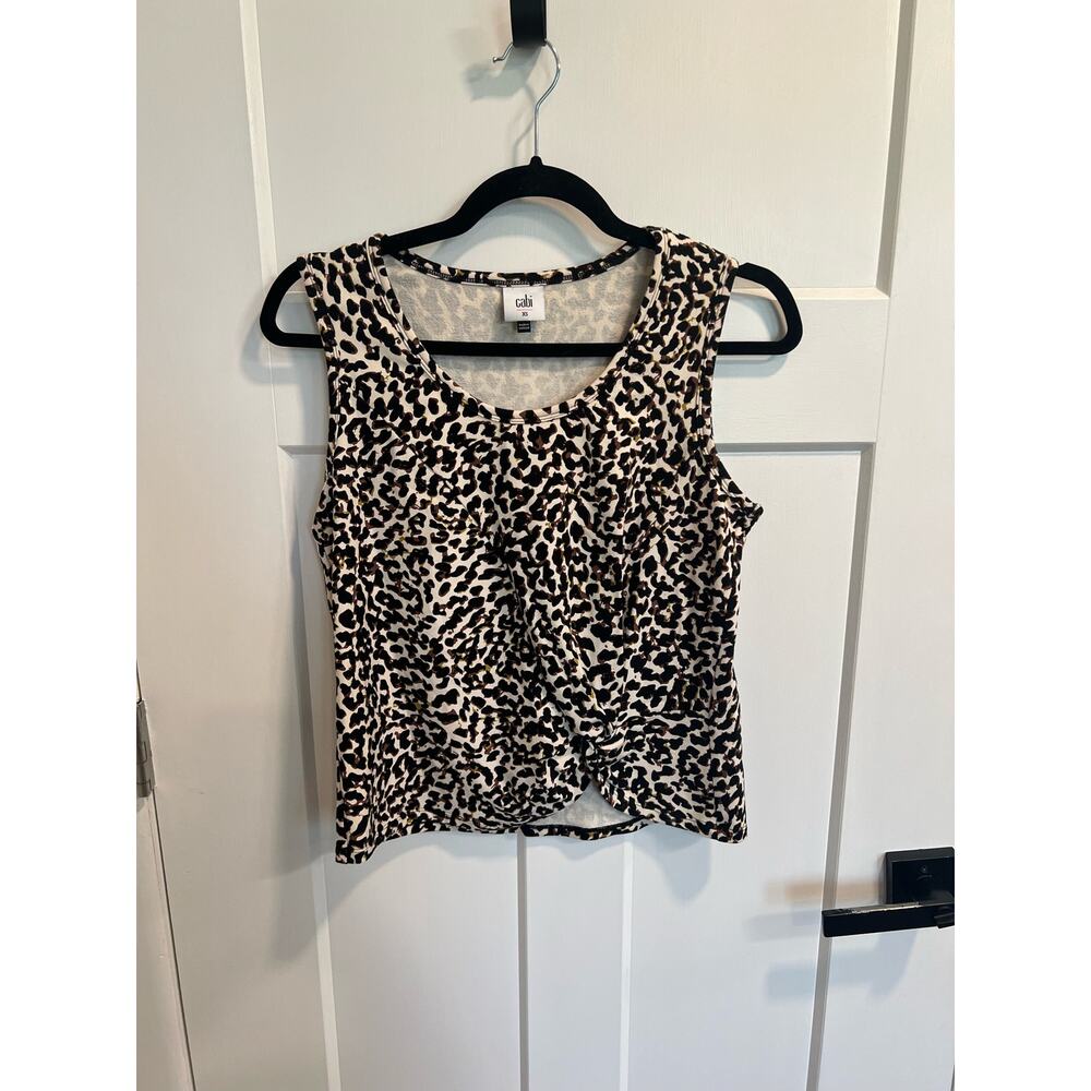 Cabi Tank | Womens Leopard Athletic Top | XS - Picture 4 of 8